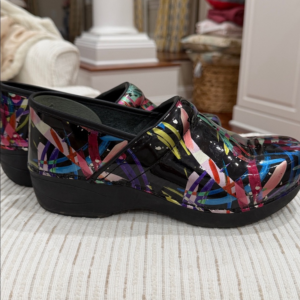Dansko Colorful Patterned Clogs - Picture 4 of 9